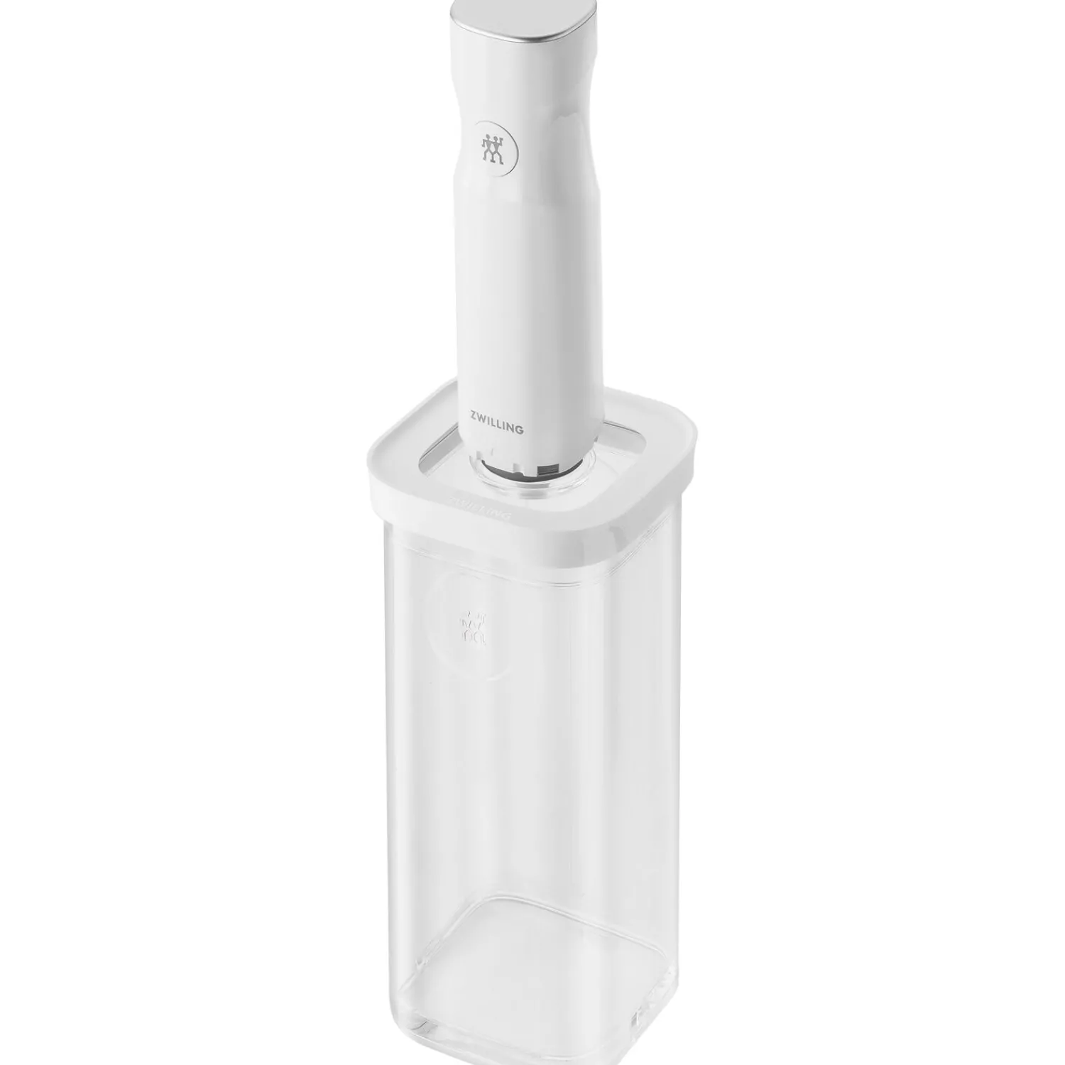 ZWILLING CUBE Box 3S / 11 cm, Transparent-Weiß