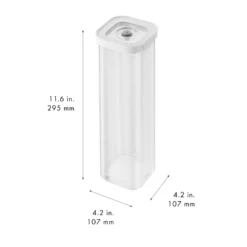 ZWILLING CUBE Box 4S / 11 cm, Transparent-Weiß