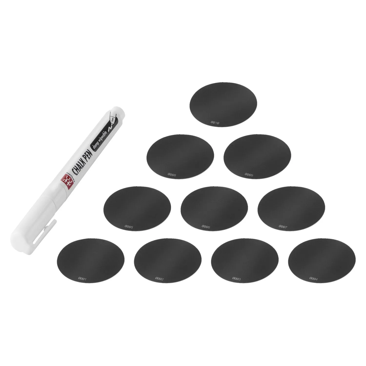 ZWILLING CUBE Set Etiketten und Kreidestift, 11-tlg