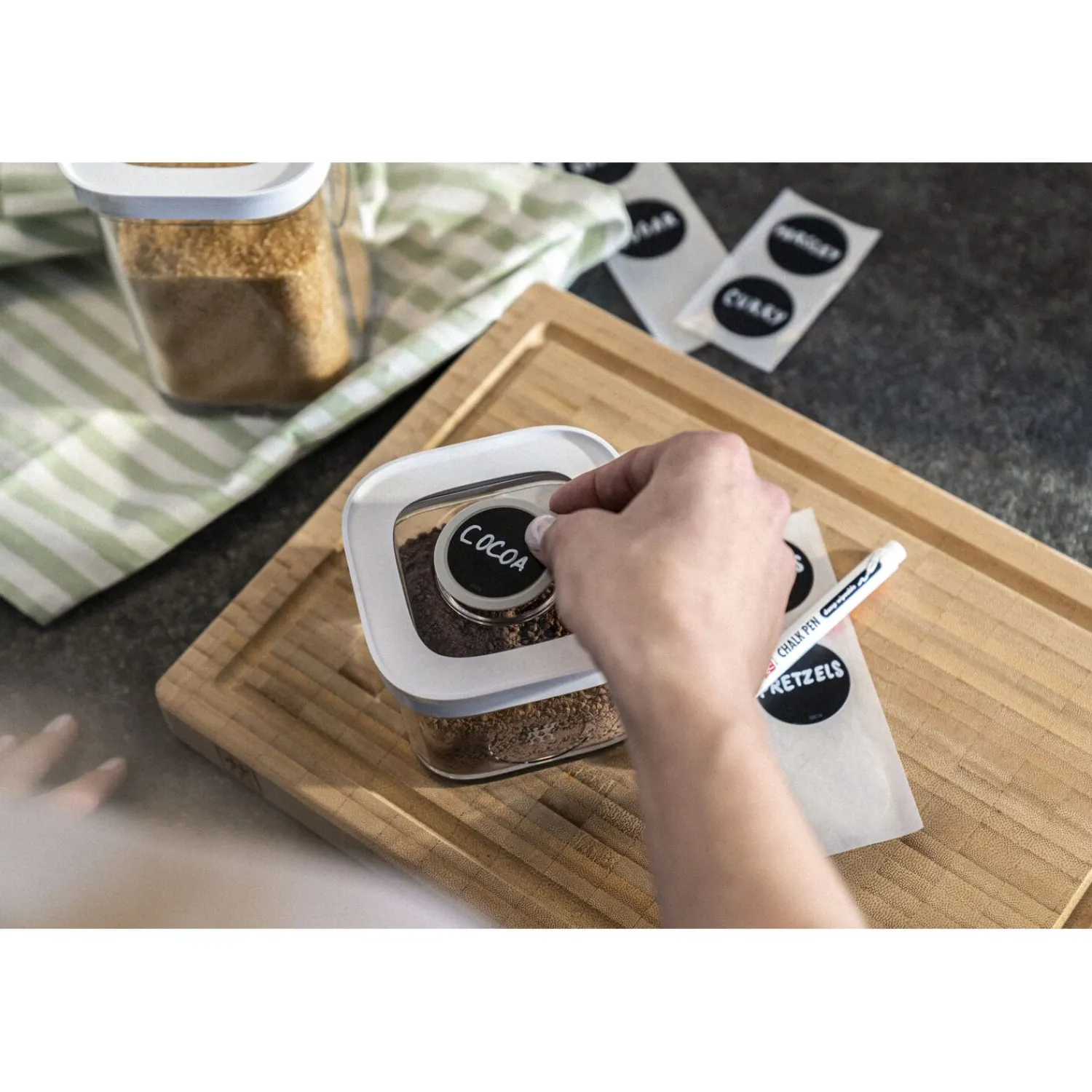 ZWILLING CUBE Set Etiketten und Kreidestift, 11-tlg