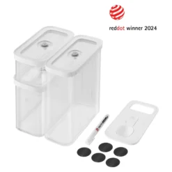 ZWILLING CUBE Set, M / 5-tlg, Transparent-Weiß