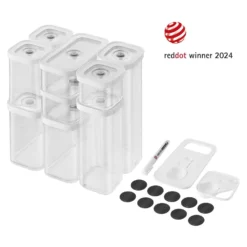 ZWILLING CUBE Set, S/M / 12-tlg, Transparent-Weiß