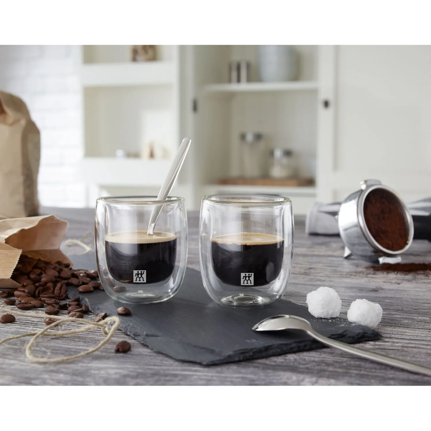 ZWILLING Doppelwandiges Glas, Espresso 80 ml / 2-tlg