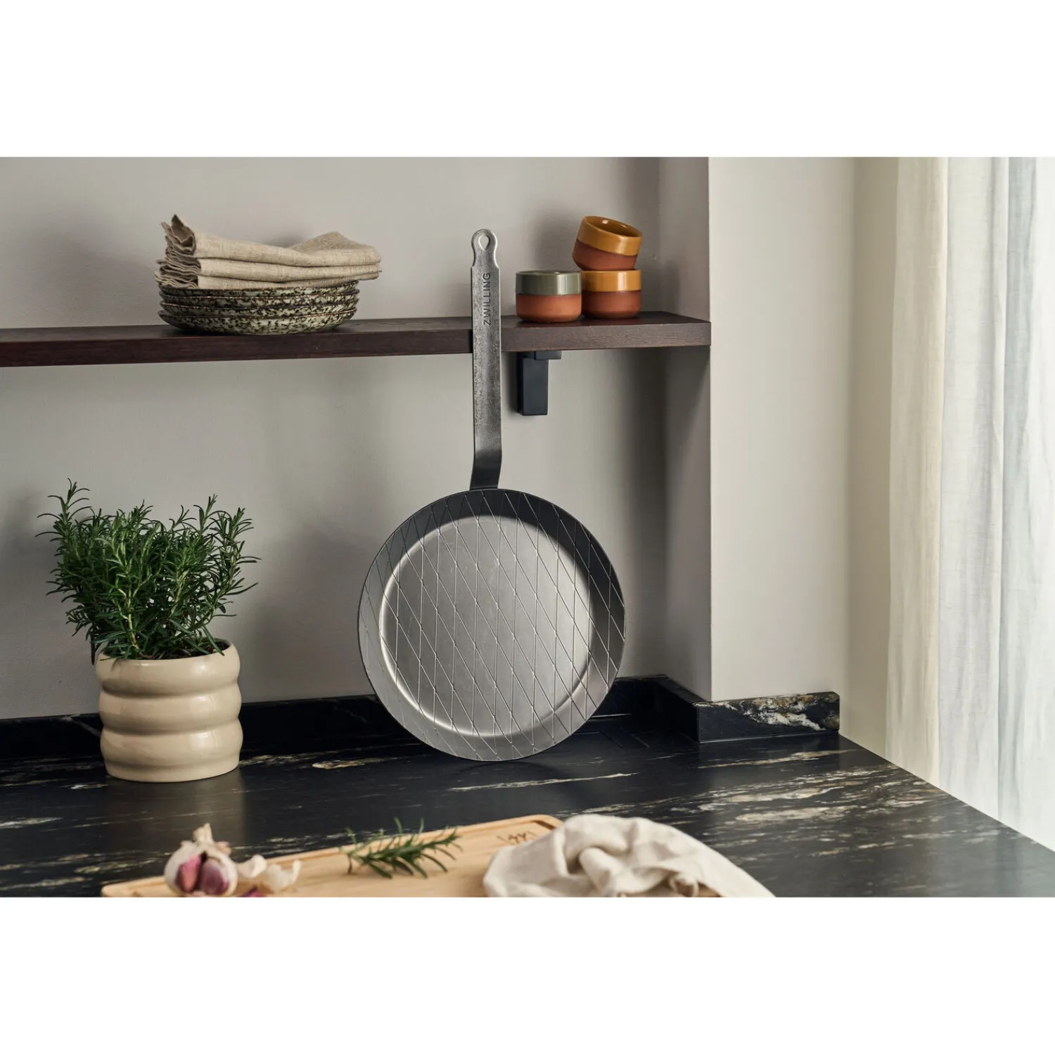 ZWILLING Eisenpfanne 24 cm, Kohlenstoffstahl