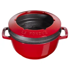 Staub Fondue Set 18 cm, rund, , Gusseisen