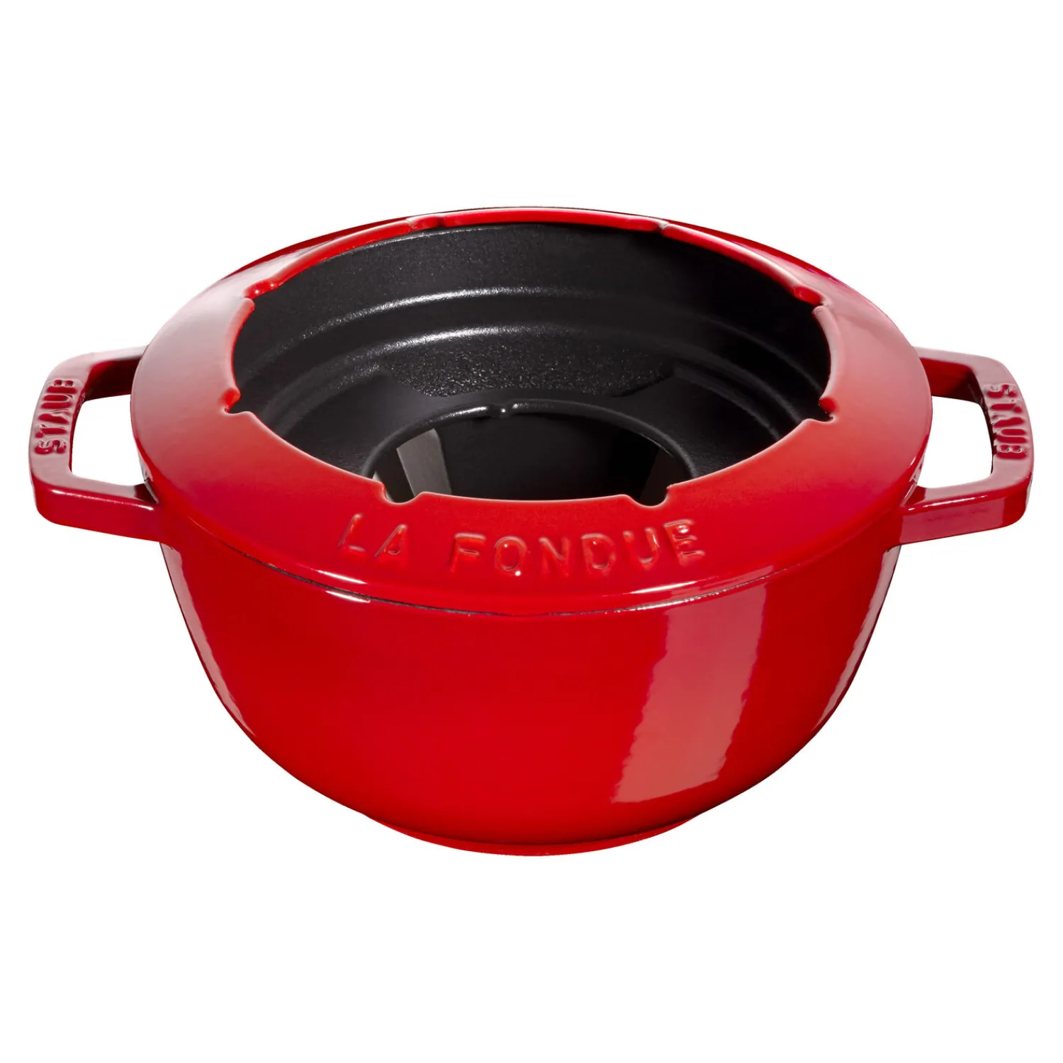 Staub Fondue Set 20 cm, rund, , Gusseisen