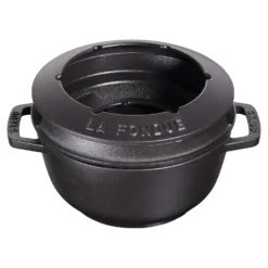 Staub Fondue Set 18 cm, rund, , Gusseisen
