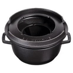 Staub Fondue Set 16 cm, rund, , Gusseisen