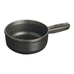 Staub Fondue Topf 12 cm, Schwarz