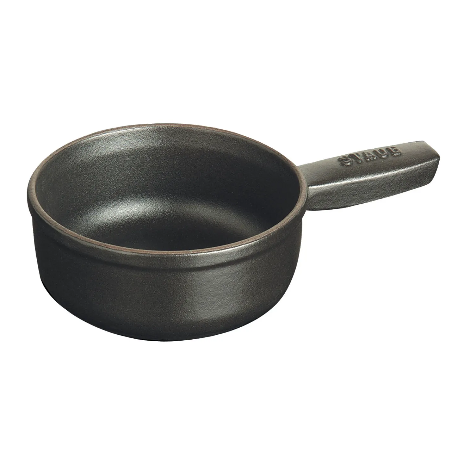 Staub Fondue Topf 12 cm, Schwarz