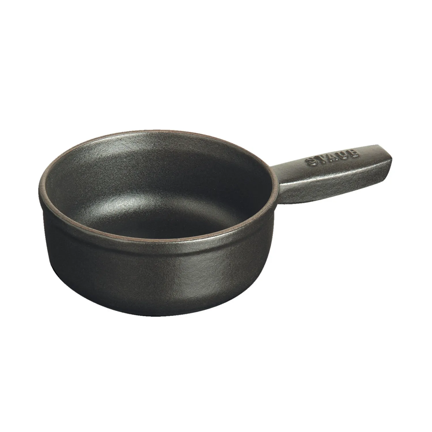 Staub Fondue Topf 12 cm, Schwarz