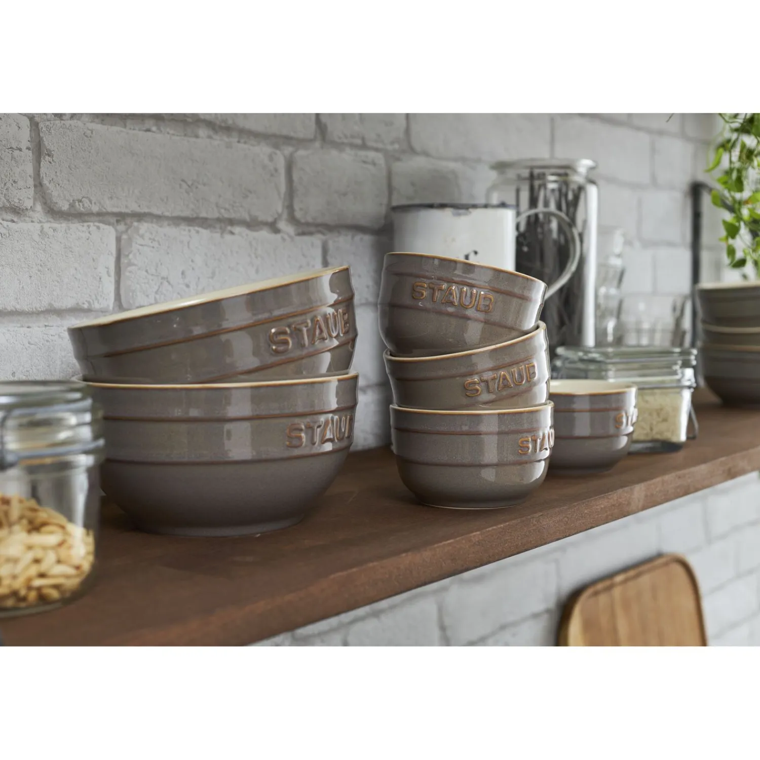 Staub Förmchenset 9 cm / 2-tlg, rund, , Keramik
