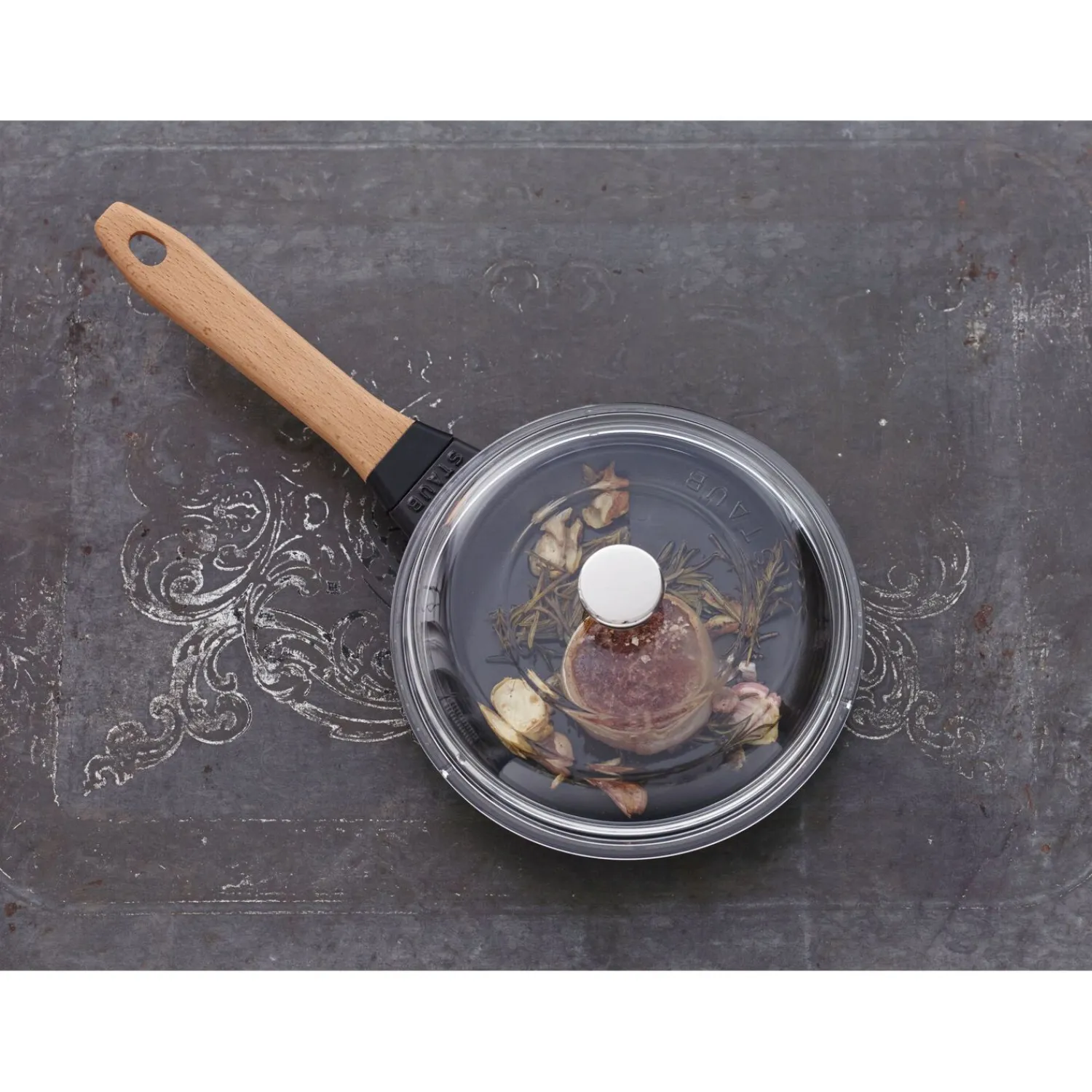 Staub Gewölbter Glasdeckel 20 cm, Glas