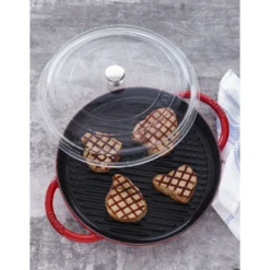 Staub Gewölbter Glasdeckel 20 cm, Glas