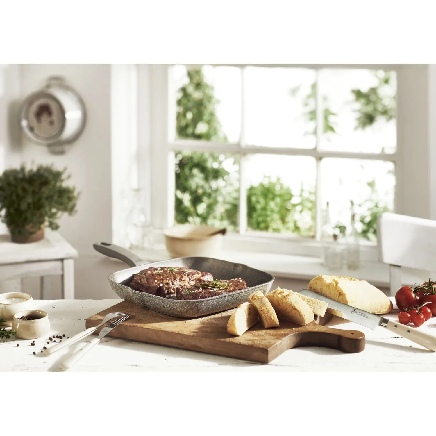 BALLARINI Grillpfanne 28 cm, Aluminium