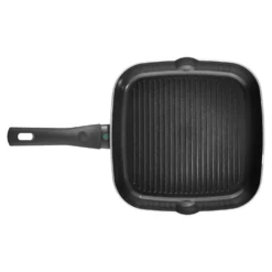 BALLARINI Grillpfanne, 28 cm, Aluminium, Keramische Antihaftbeschichtung