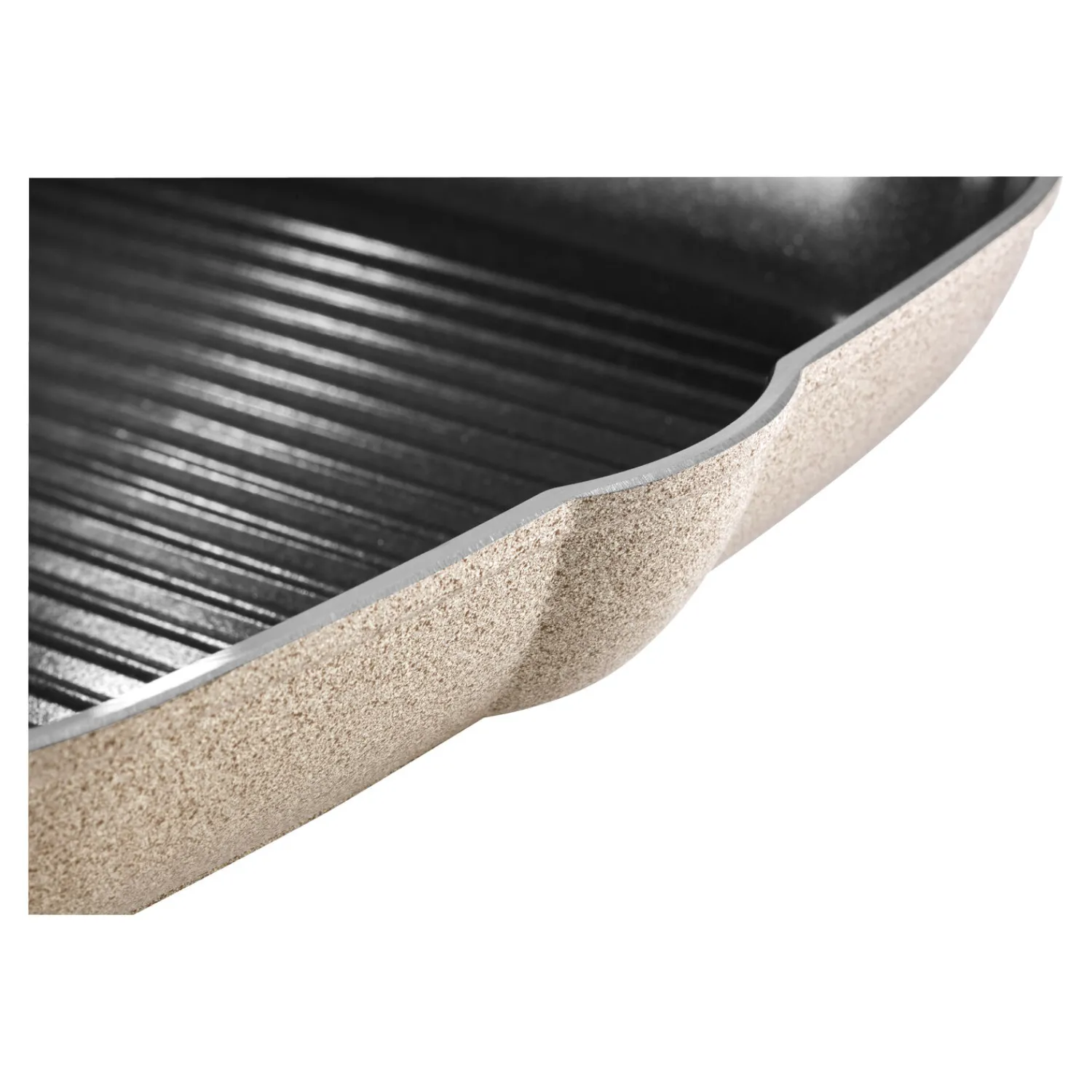 BALLARINI Grillpfanne, 28 cm, Aluminium, Keramische Antihaftbeschichtung