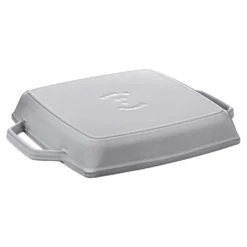 Staub Grillpfanne quad. 23 cm grafitgrau 23 cm, quadratisch, , Gusseisen