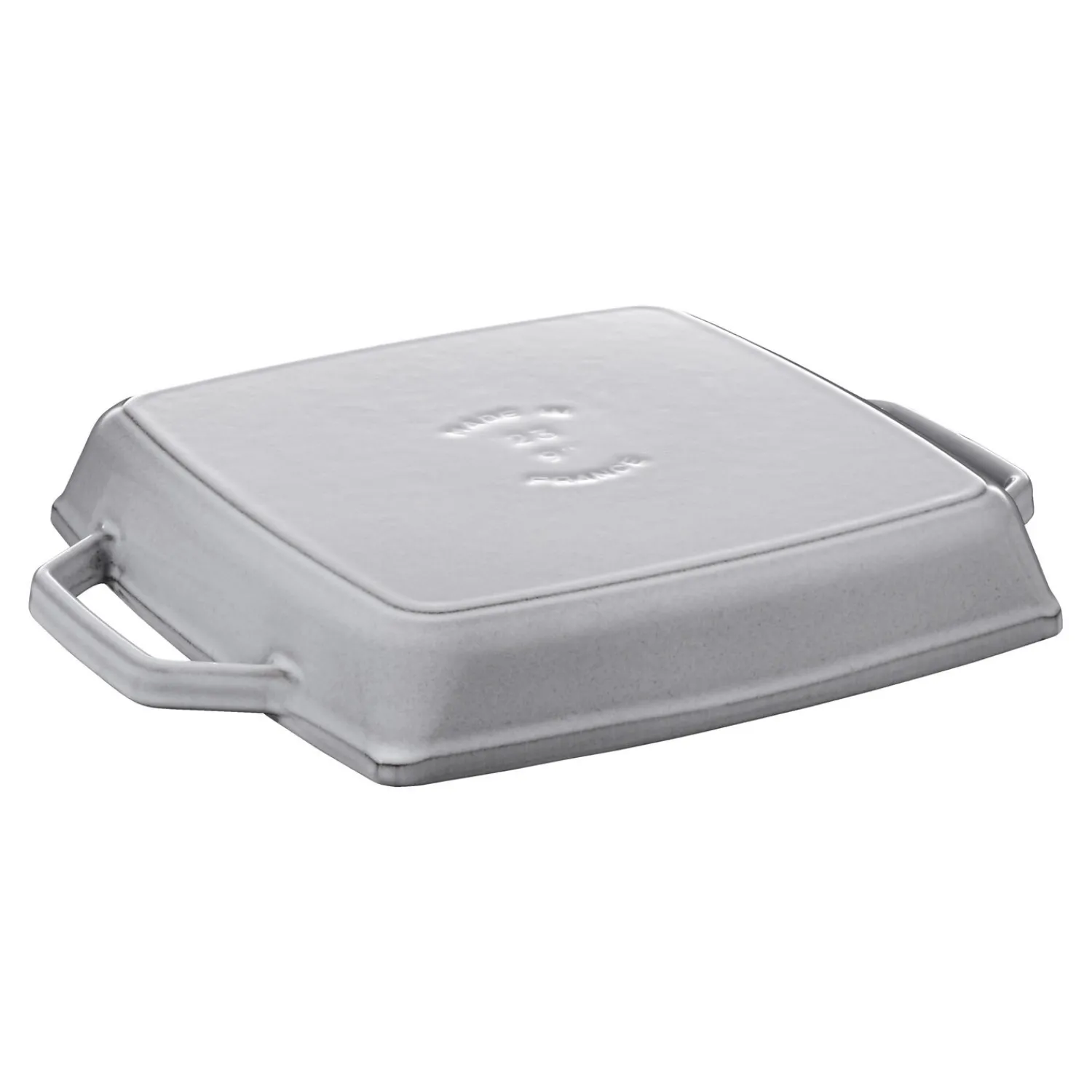 Staub Grillpfanne quad. 23 cm grafitgrau 23 cm, quadratisch, , Gusseisen