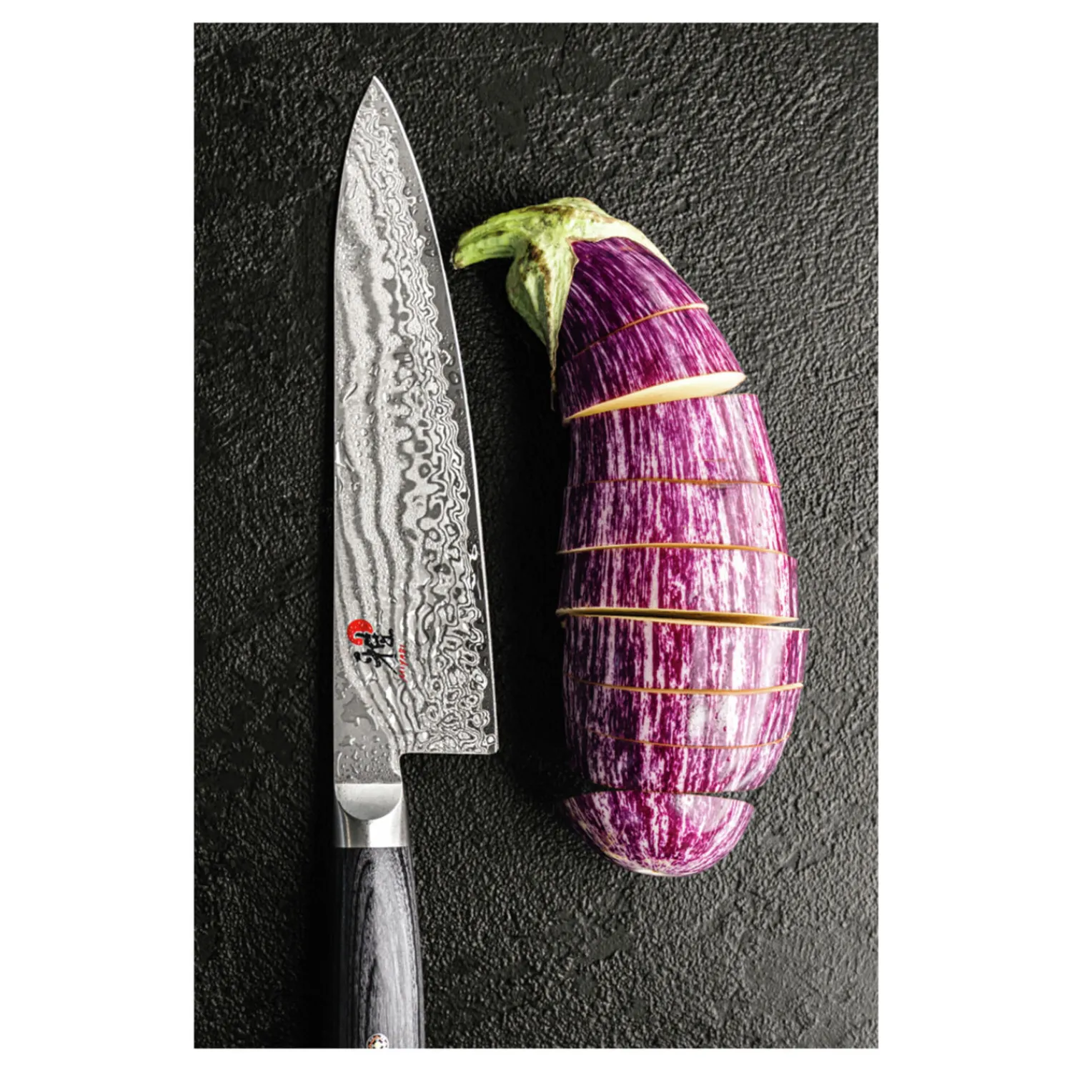 MIYABI Gyutoh 20 cm, Pakka Holz