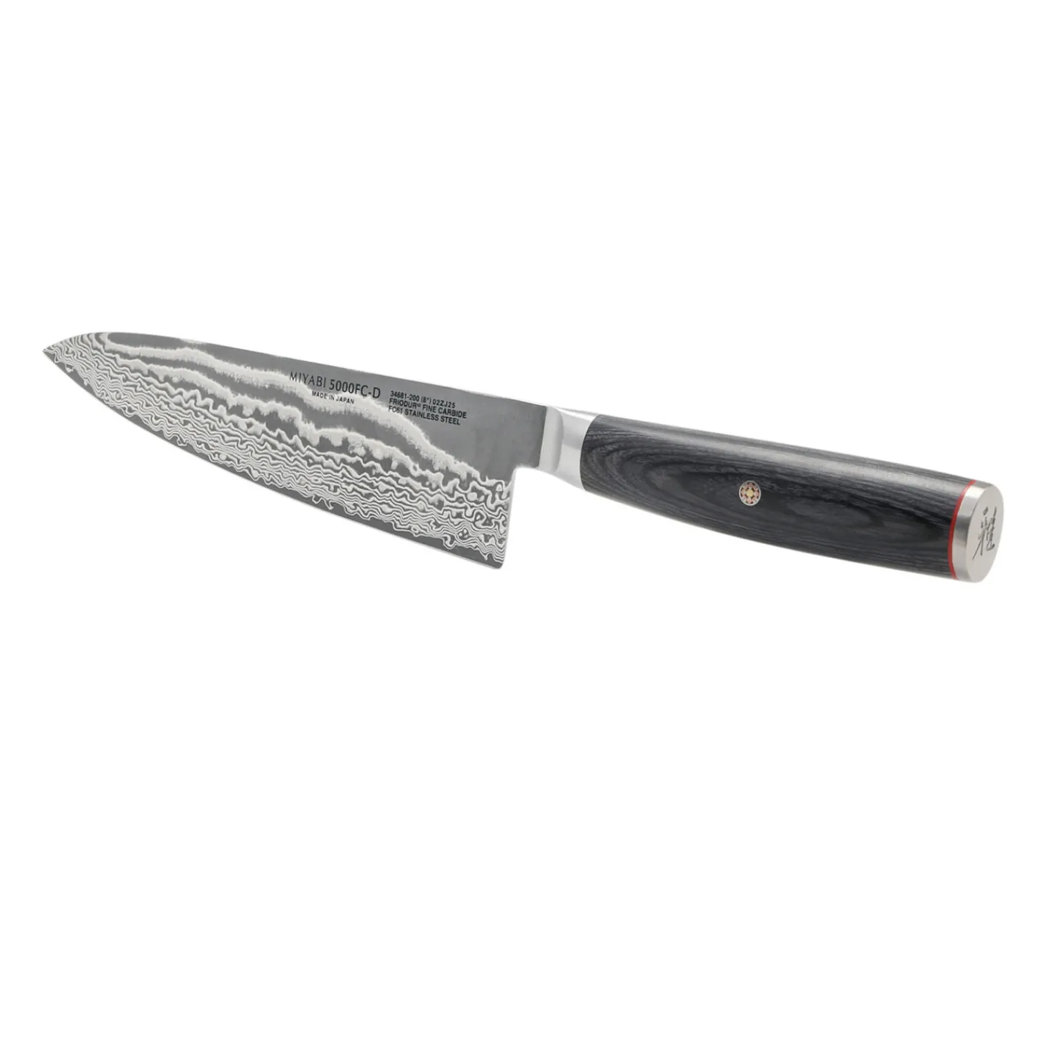 MIYABI Gyutoh 20 cm, Pakka Holz
