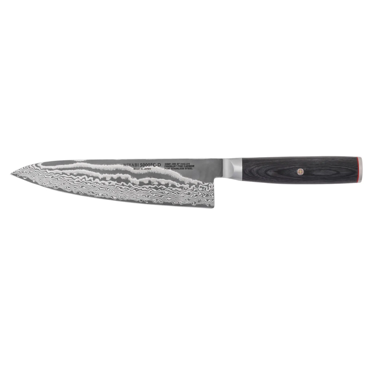 MIYABI Gyutoh 20 cm, Pakka Holz