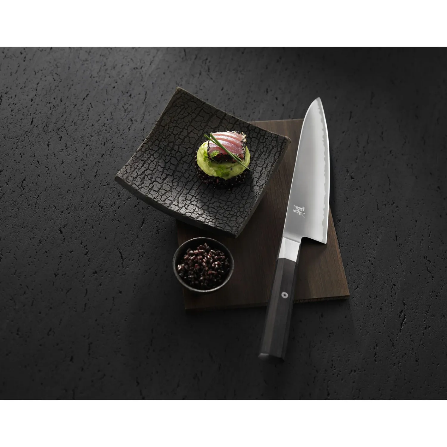 MIYABI Gyutoh 20 cm, Pakka Holz