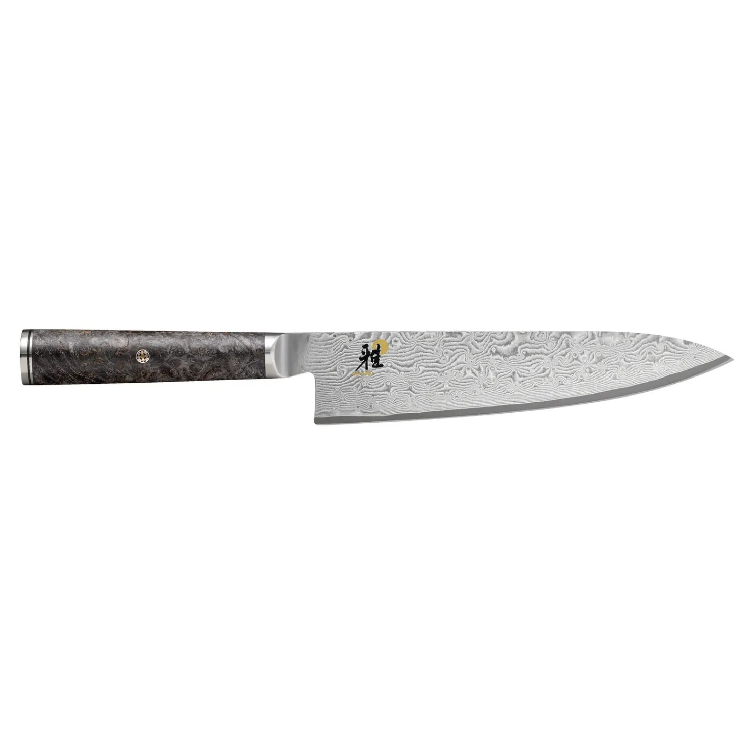 MIYABI Gyutoh 20 cm, Schwarz-Ahorn