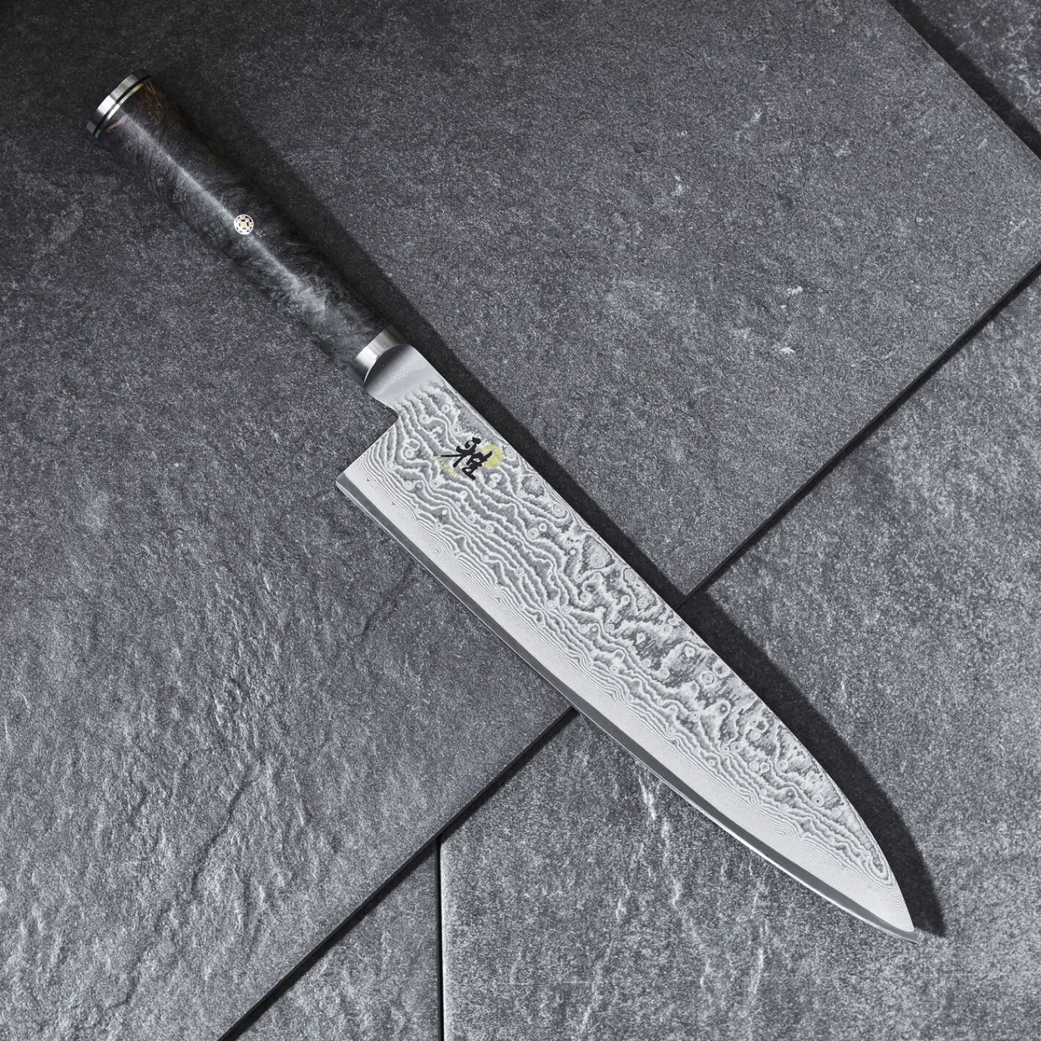 MIYABI Gyutoh 24 cm, Schwarz-Ahorn