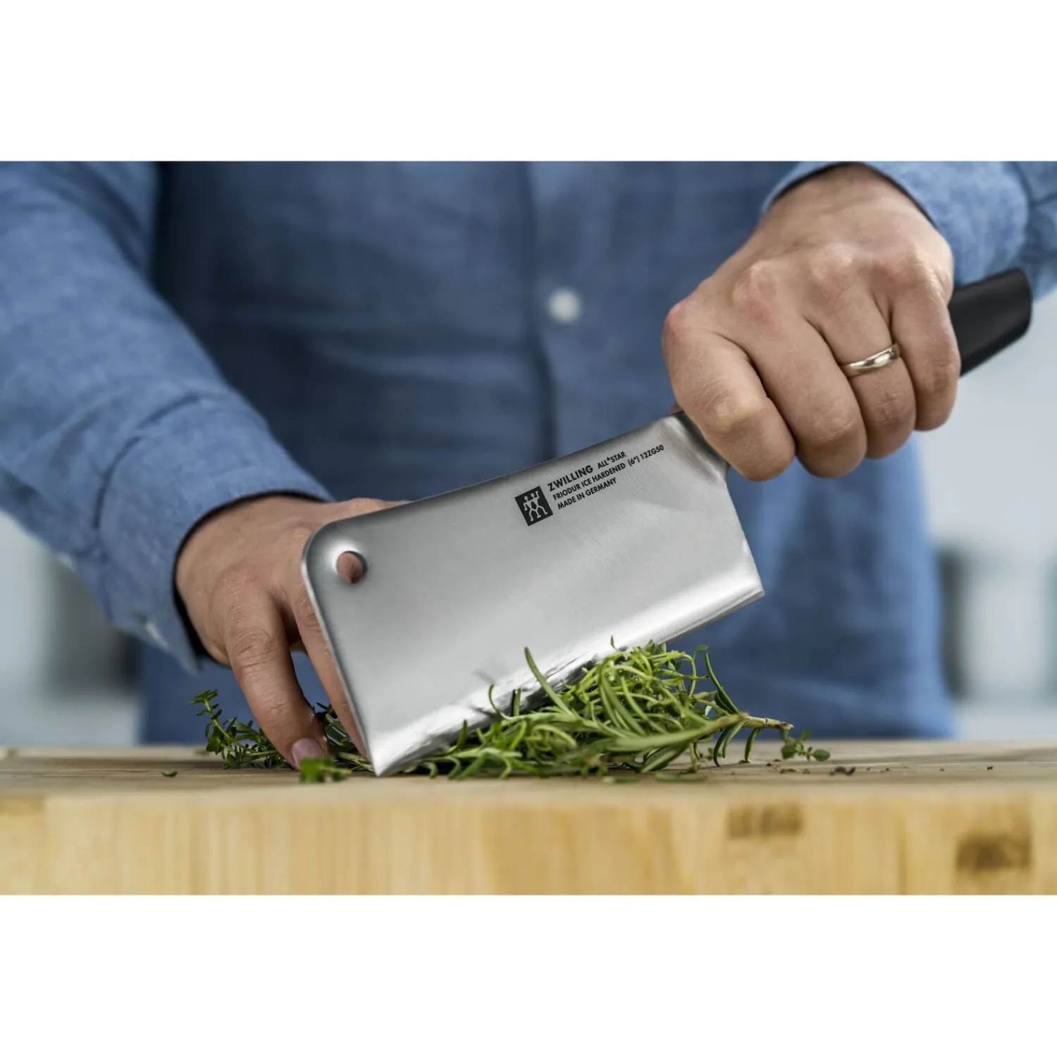 ZWILLING Hackmesser 15 cm, Silber