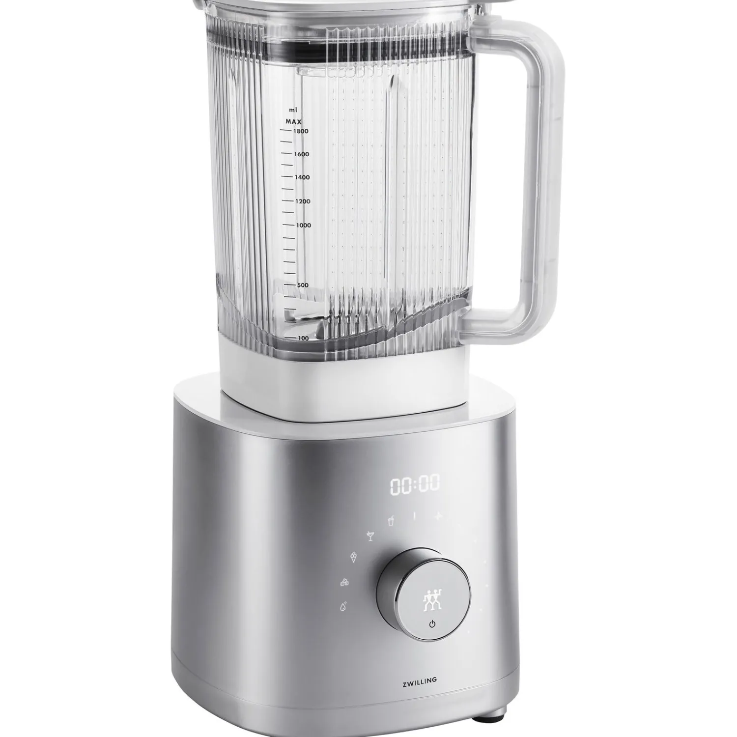 ZWILLING Hochleistungsstandmixer Pro mit Food Processor, Silber-Weiß