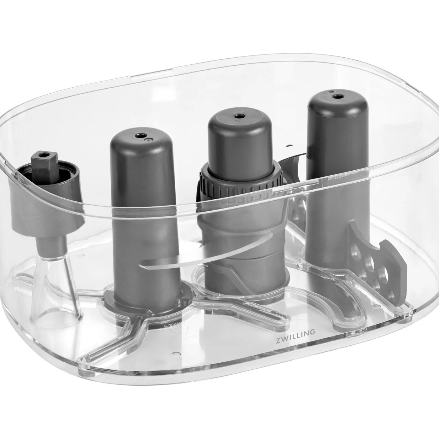 ZWILLING Hochleistungsstandmixer Pro mit Food Processor, Silber-Weiß