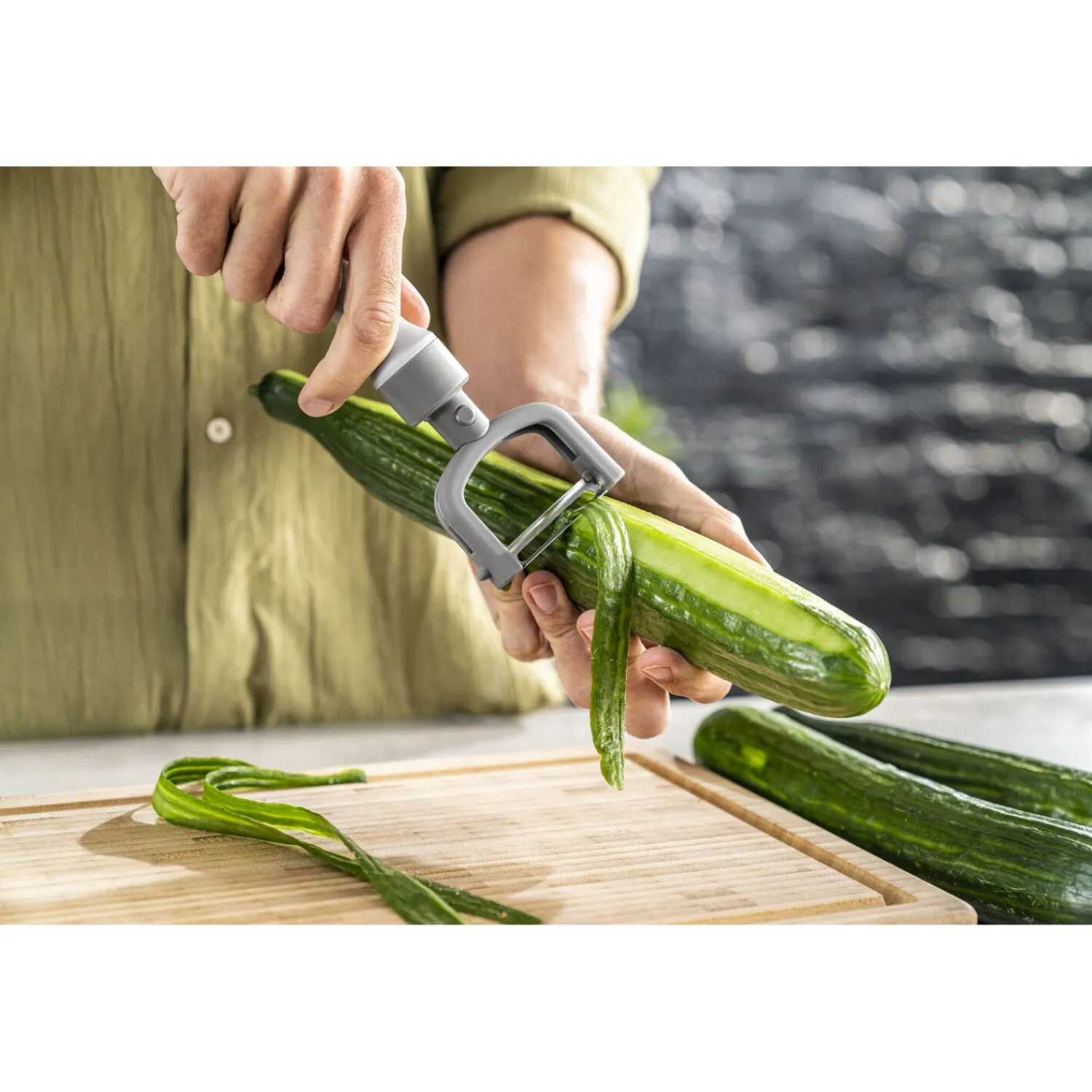 ZWILLING 2-in-1 Sparschäler, Grau
