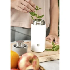 ZWILLING Isolierflasche für Tee & Infused Water, 420 ml, Edelstahl,