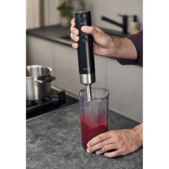 ZWILLING Kabelloser Stabmixer mit digitaler Küchenwaage, 4-tlg., Schwarz