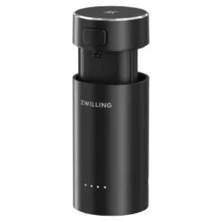 ZWILLING Kabelloser Stabmixer Starter Set mit Ladestation und Zerkleinerer, 5-tlg., Schwarz