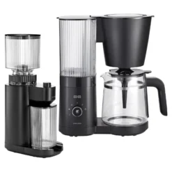 ZWILLING Kaffeemühle & Filterkaffeemaschine Set, 2-tlg. / 1,5 l, Schwarz, Kunststoff