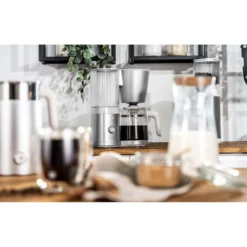 ZWILLING Kaffee Starterset, 5-tlg. / 1,5 l/400 ml/200 ml, Silber-Weiß, Kunststoff/Glas