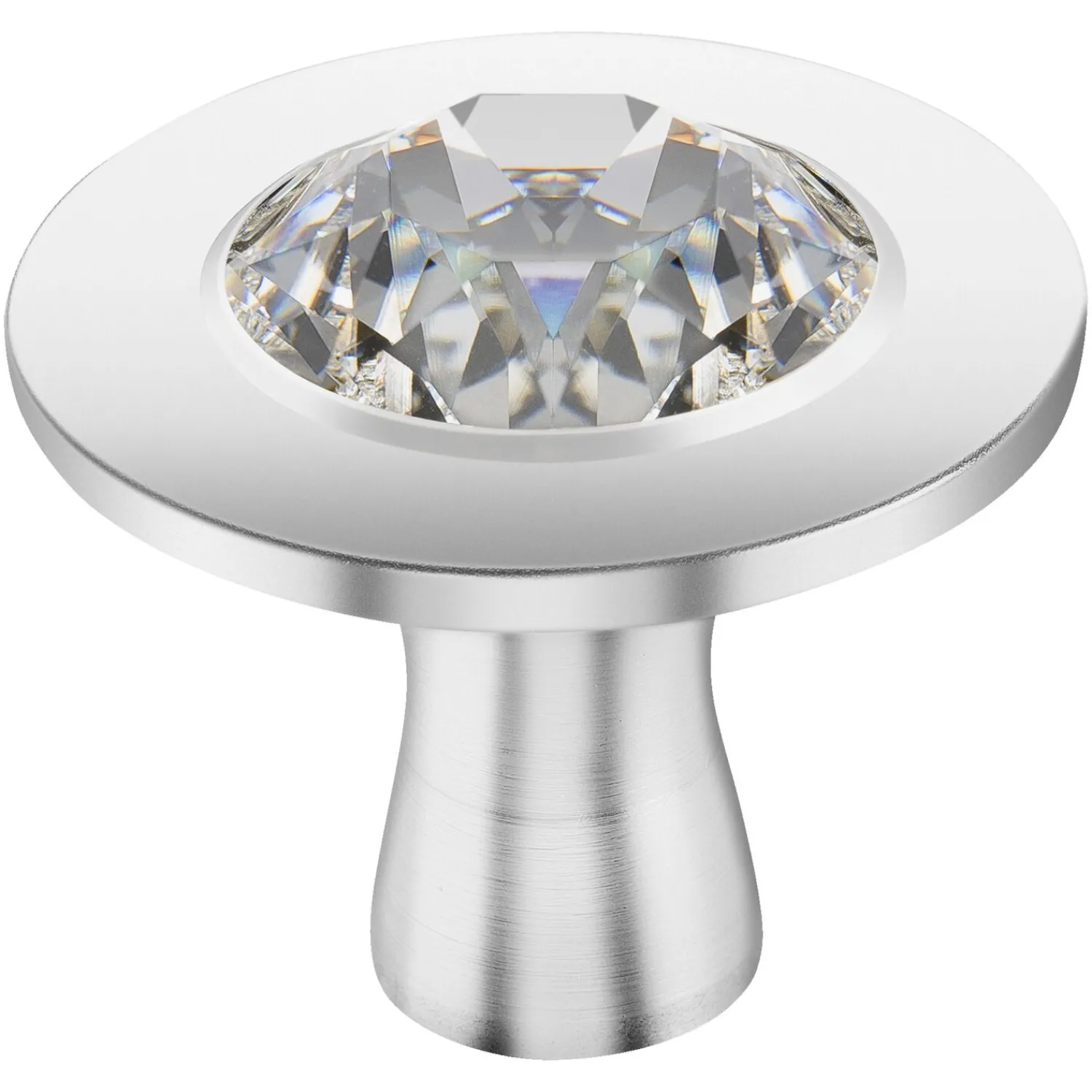 Staub Knauf mit Kristall von Swarovski, Edelstahl