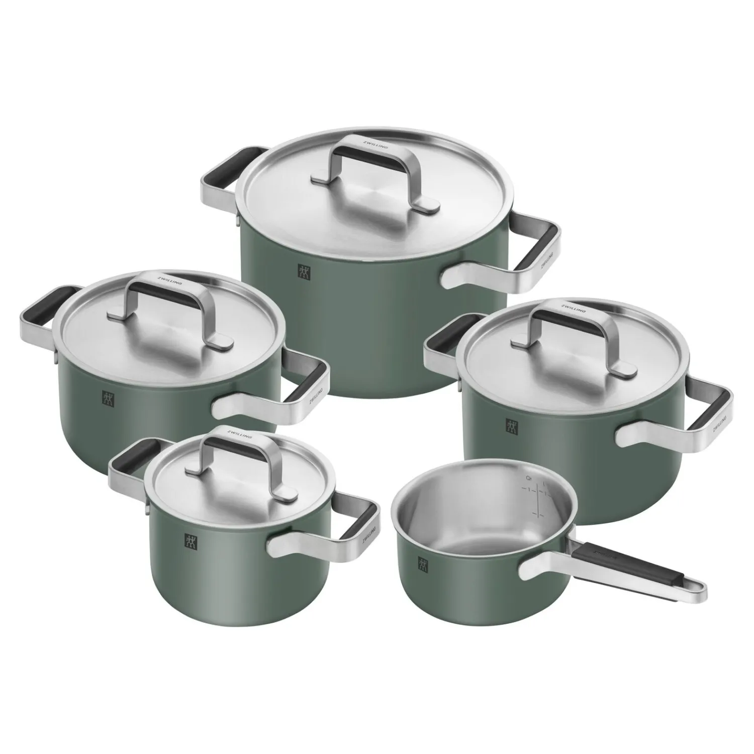 ZWILLING Kochgeschirrset, 5-tlg, 18/10 Edelstahl