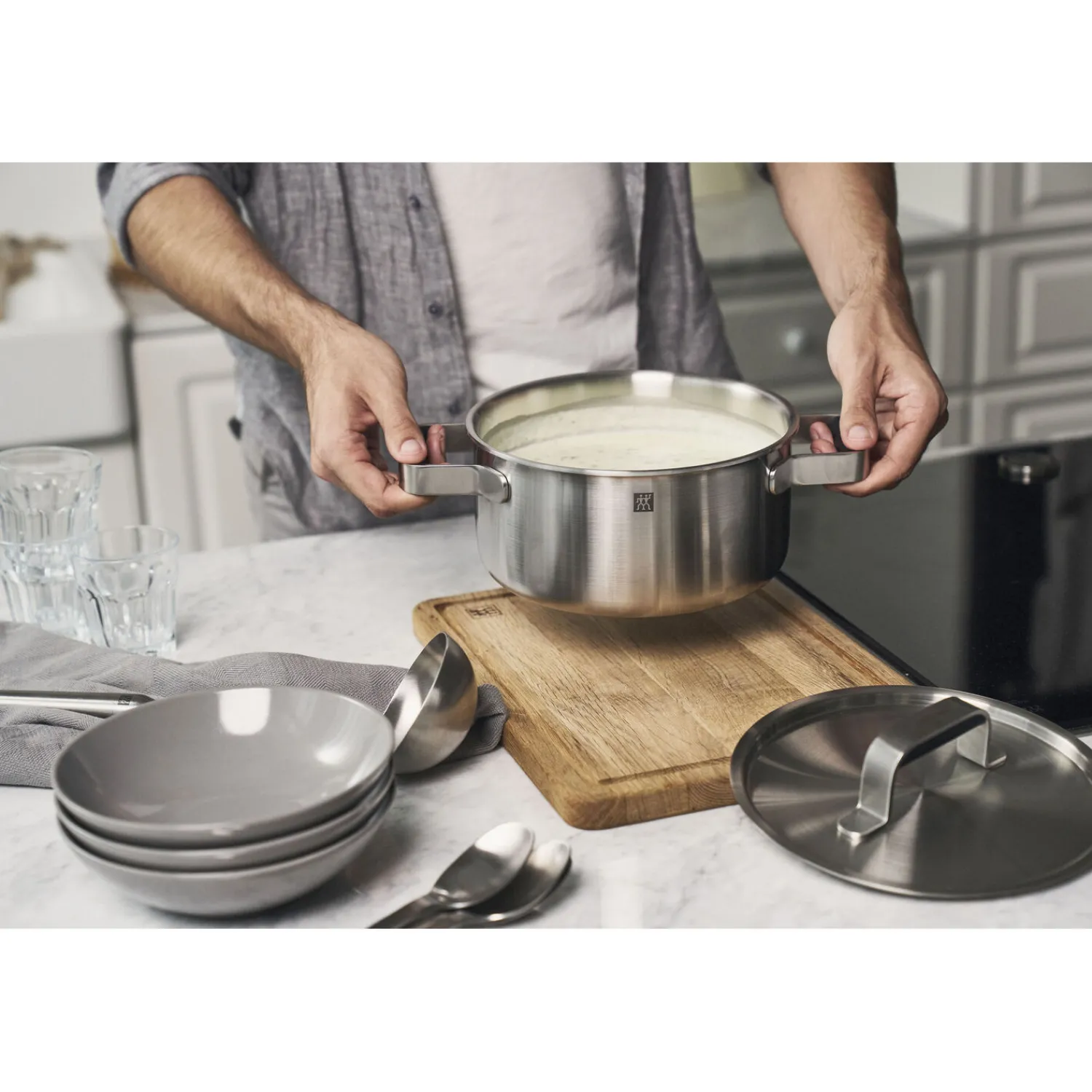 ZWILLING Kochgeschirrset, 5-tlg, 18/10 Edelstahl