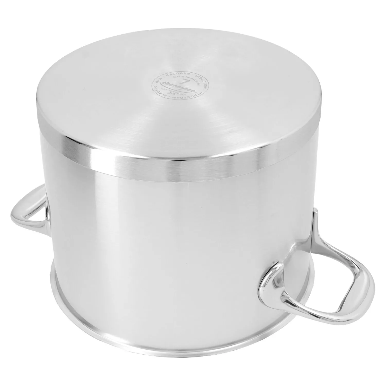 Demeyere Kochtopf mit Deckel 20 cm, 18/10 Edelstahl