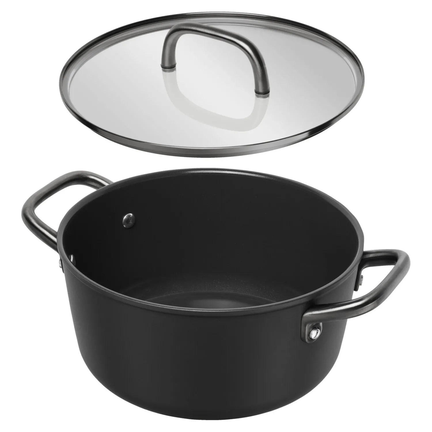 ZWILLING Kochtopf mit Glasdeckel 24 cm, Aluminium