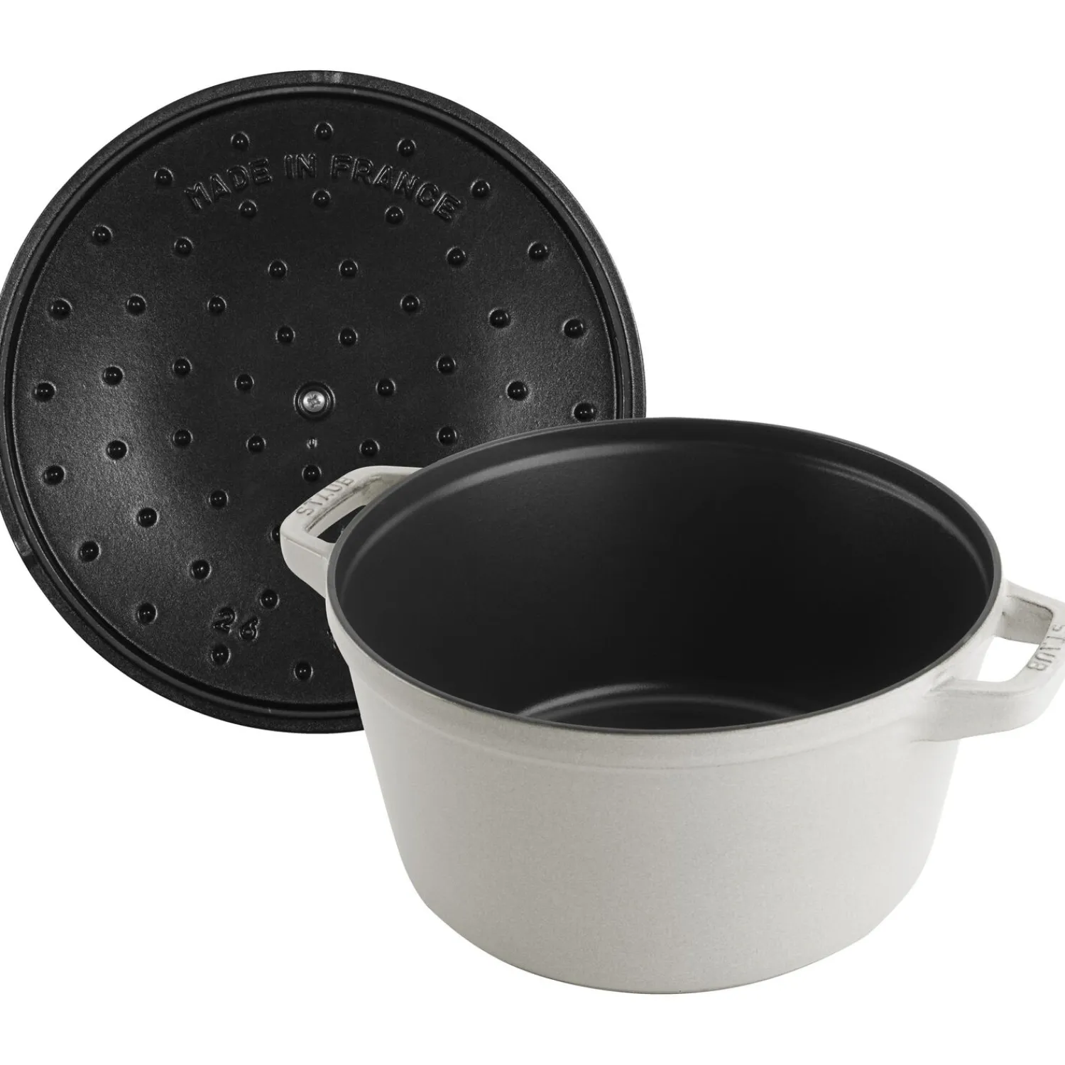 Staub Kochtopfset Stackable 3-tlg, rund, , Gusseisen
