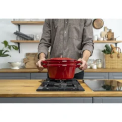 Staub Kochtopfset Stackable 2-tlg, rund, , Gusseisen