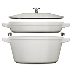 Staub Kochtopfset Stackable 2-tlg, rund, , Gusseisen
