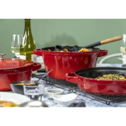Staub Kochtopfset Stackable 3-tlg, rund, , Gusseisen