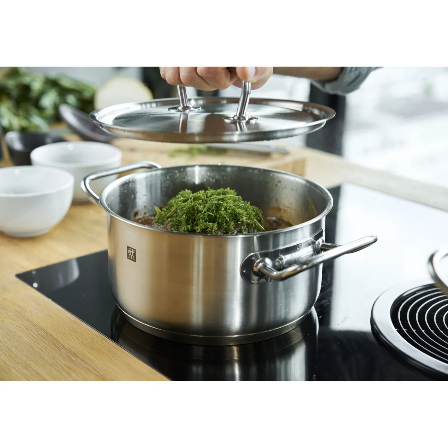 ZWILLING Kochtopfset 5-tlg, 18/10 Edelstahl