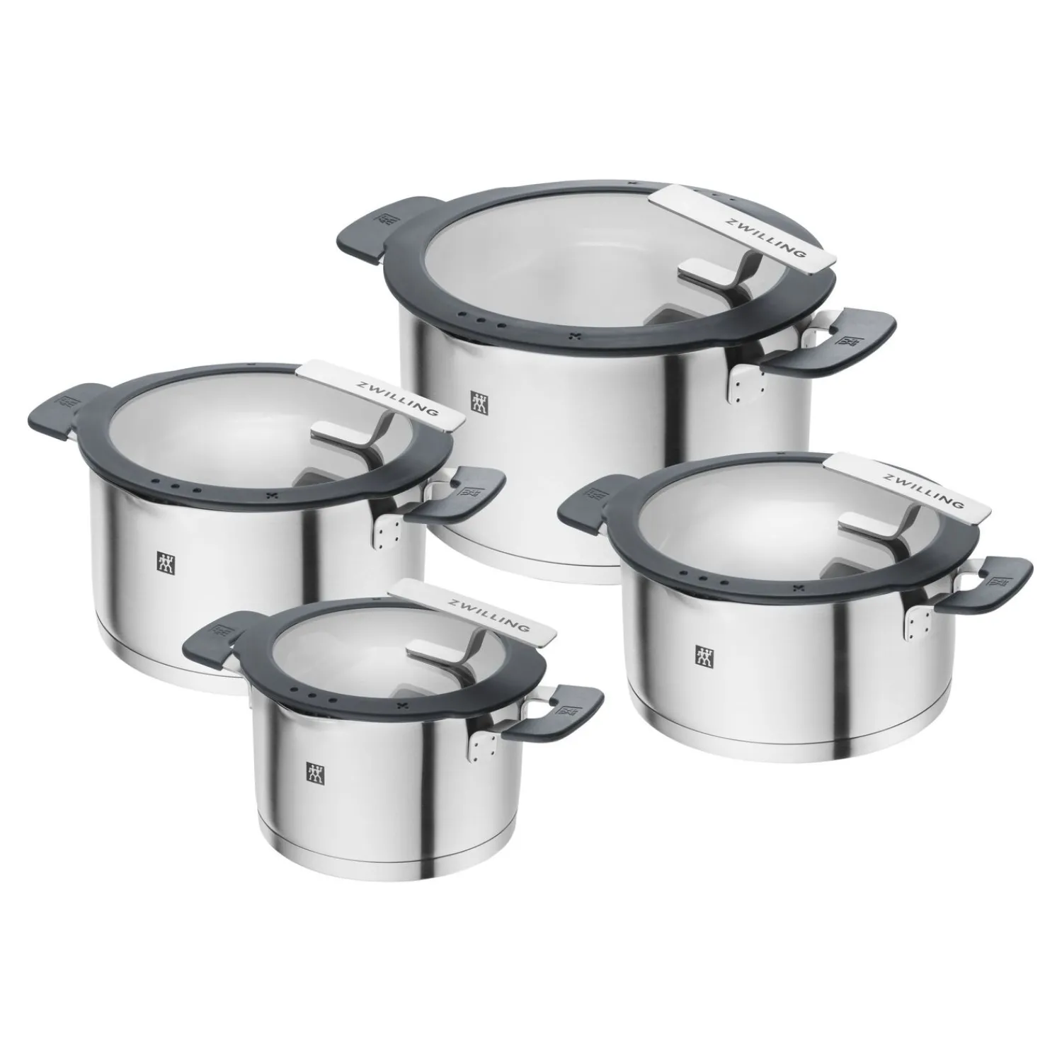 ZWILLING Kochtopfset 4-tlg, Edelstahl