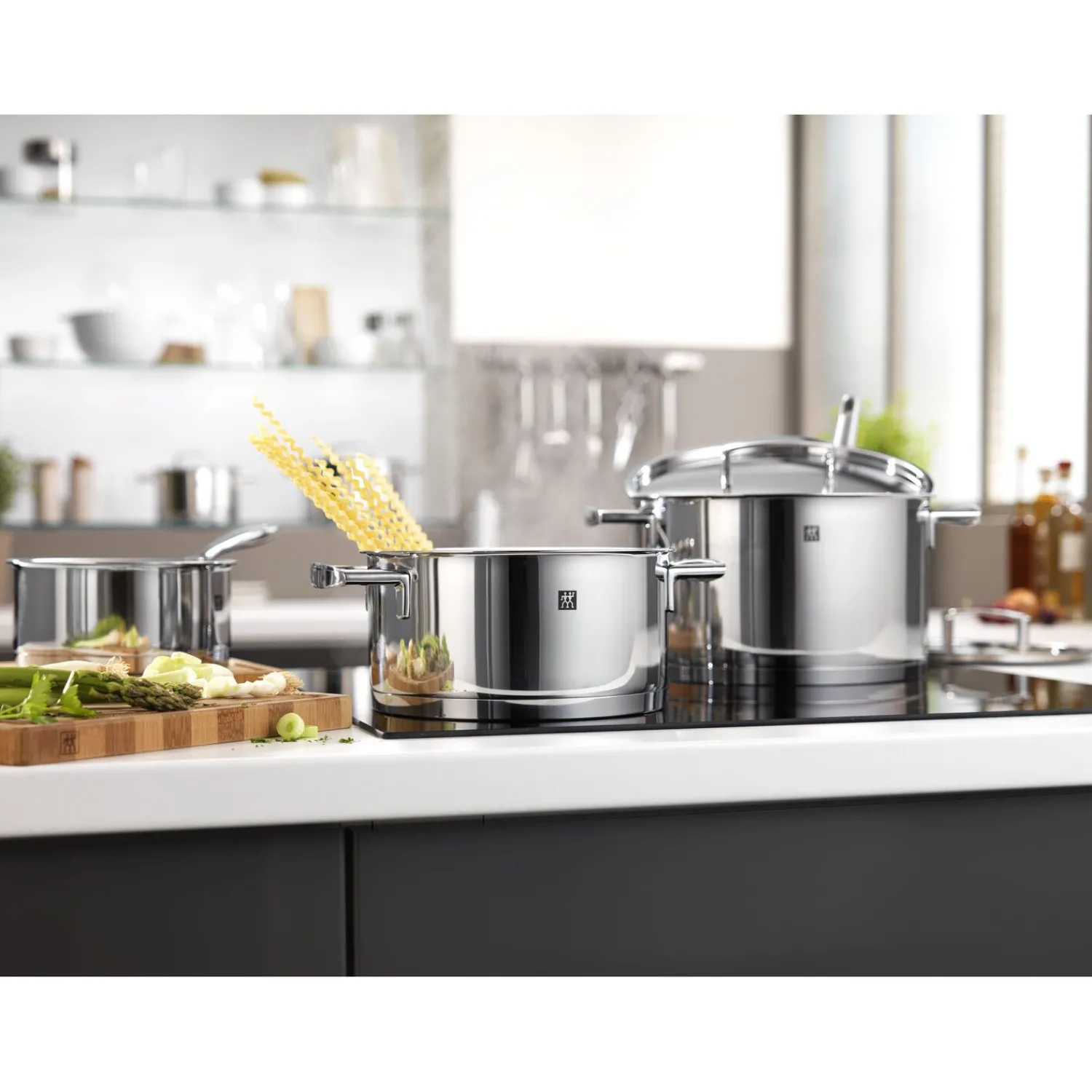ZWILLING Kochtopfset 5-tlg, 18/10 Edelstahl